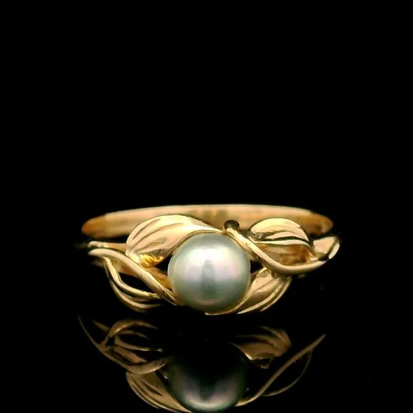 14K Yellow Gold Freshwater Pearl Ring Chipper's Jewelry Bonney Lake, WA