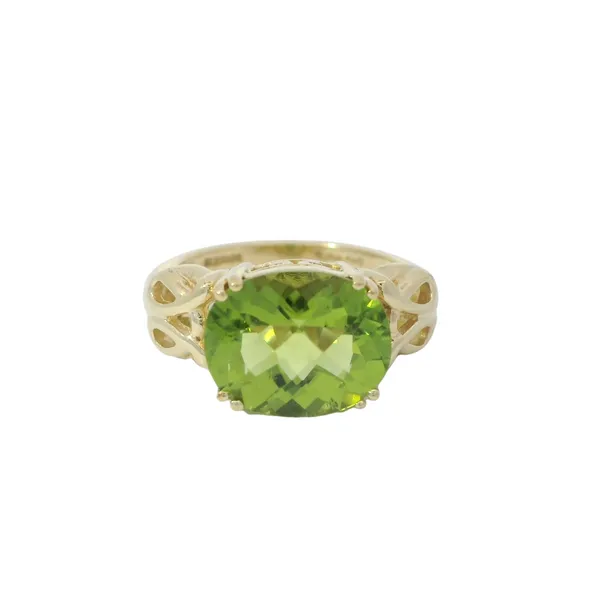 10Kt Yellow Gold Oval Peridot Ring Chipper's Jewelry Bonney Lake, WA