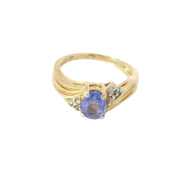 14K Yellow Gold Tanzanite Diamond Ring Chipper's Jewelry Bonney Lake, WA