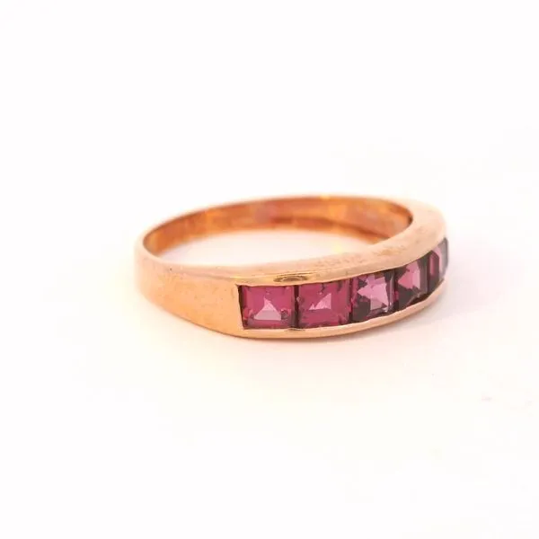 14K Rose Gold Pink Tourmaline Channel Set Ring Image 3 Chipper's Jewelry Bonney Lake, WA