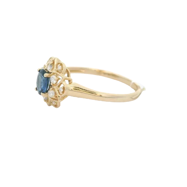 14K Yellow Gold Sapphire Ring Image 3 Chipper's Jewelry Bonney Lake, WA