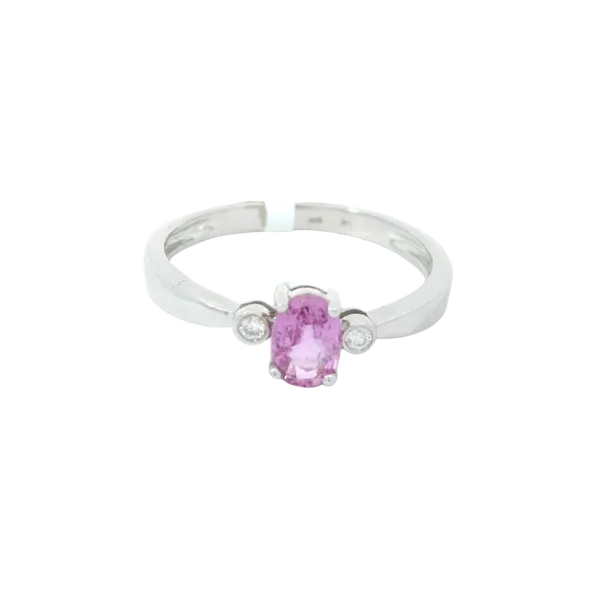 14K White Gold Pink Sapphire Ring Chipper's Jewelry Bonney Lake, WA