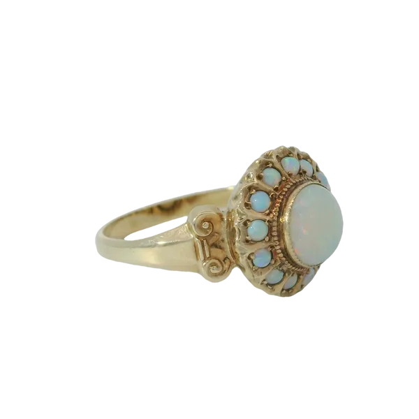 14KY Vintage Opal Ring Sz. 8.5 Image 3 Chipper's Jewelry Bonney Lake, WA
