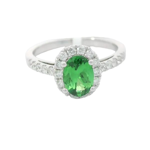 14KW 5x7 Tsavorite Garnet Ring Chipper's Jewelry Bonney Lake, WA