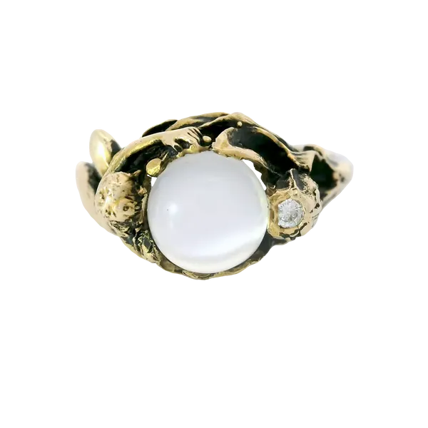 14KY Vintage Moonstone Ring Sz. 8.25 Chipper's Jewelry Bonney Lake, WA