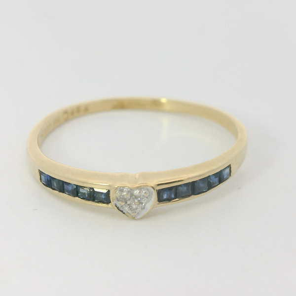 Emerald Ruby Sapphire Ring Trio in 14K Yellow Gold Image 2 Chipper's Jewelry Bonney Lake, WA