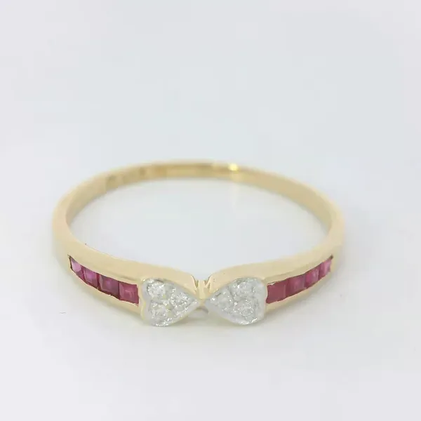 14KY Emerald Ruby Sapphire Ring Trio Image 4 Chipper's Jewelry Bonney Lake, WA