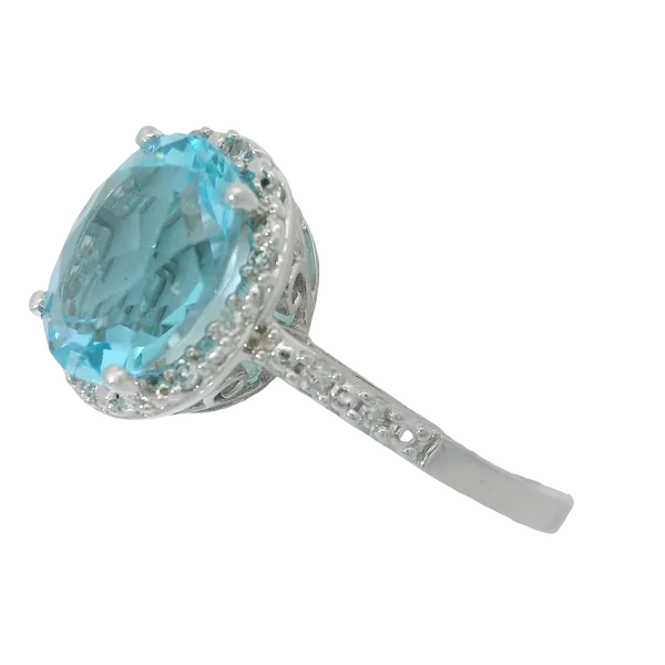 10K Rose Gold Synthetic July Birthstone Ring Size 6 Image 2 Chipper's Jewelry Bonney Lake, WA