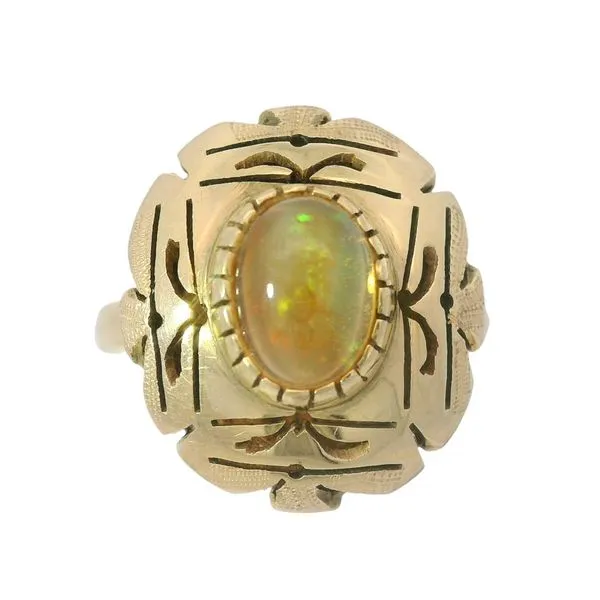 14KY Opal Ruby Diamond Ring Sz. 6 Chipper's Jewelry Bonney Lake, WA