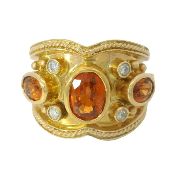 14KY Mandarin Garnet Ring Sz. 9 Chipper's Jewelry Bonney Lake, WA