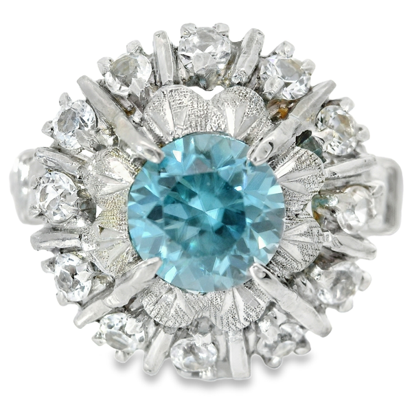 10KW Zircon Ring 2.09ctw.  SZ 7. Image 5 Chipper's Jewelry Bonney Lake, WA