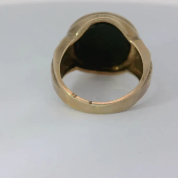10K Yellow Gold Spartan Inlay Fashion Ring Image 4 Chipper's Jewelry Bonney Lake, WA