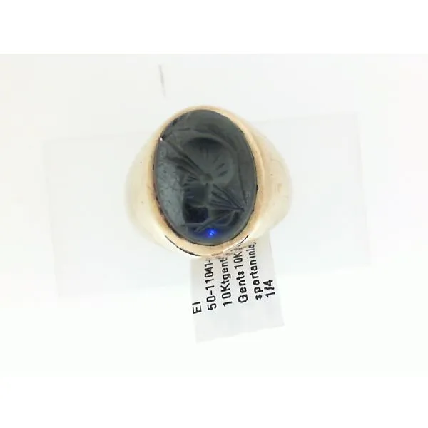 10K Yellow Gold Spartan Inlay Fashion Ring Chipper's Jewelry Bonney Lake, WA