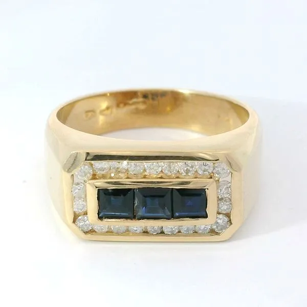 14K Yellow Sapphire & Diamond Ring Chipper's Jewelry Bonney Lake, WA