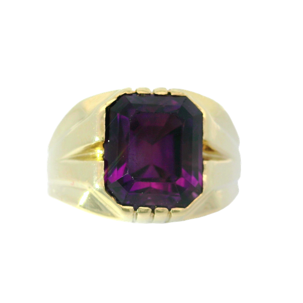 Vintage 10K Yellow Gold Purple Ring Chipper's Jewelry Bonney Lake, WA