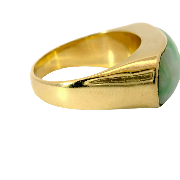 14KY Jade Ring Size 10 Image 3 Chipper's Jewelry Bonney Lake, WA