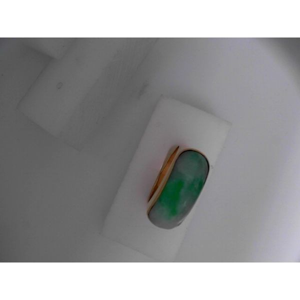 14KY Jade Ring Size 10 Chipper's Jewelry Bonney Lake, WA