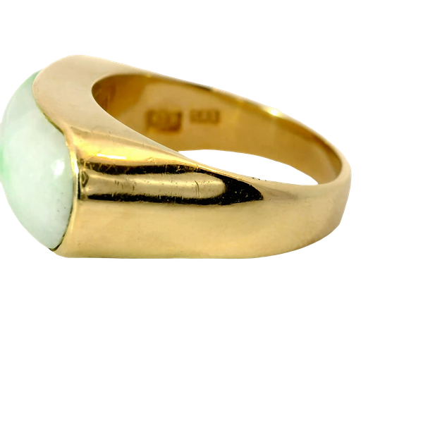 14KY Jade Ring Size 10 Chipper's Jewelry Bonney Lake, WA