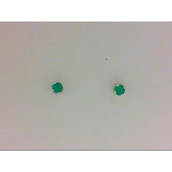 Sterling Silver Green Onyx Stud Earrings Chipper's Jewelry Bonney Lake, WA