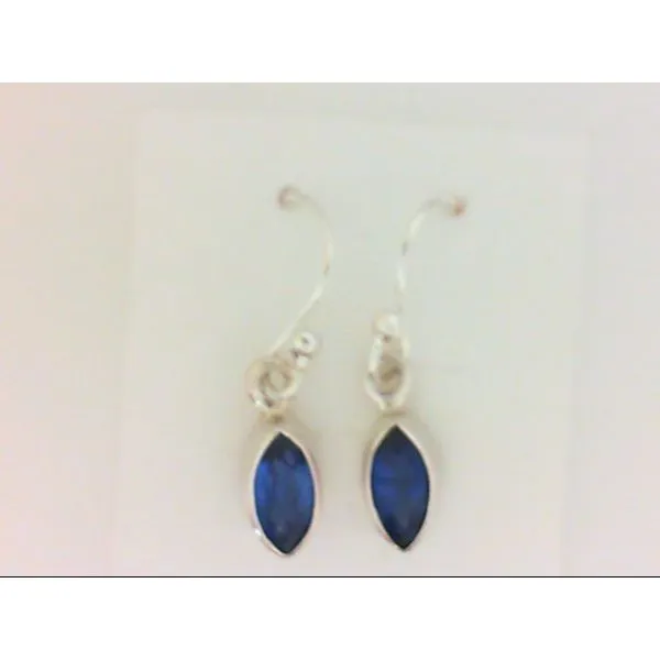 925 Sterling Silver Marquise Kyanite Dangle Earrings Chipper's Jewelry Bonney Lake, WA