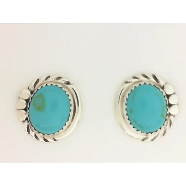 Sterling Silver Turquoise Earrings Chipper's Jewelry Bonney Lake, WA