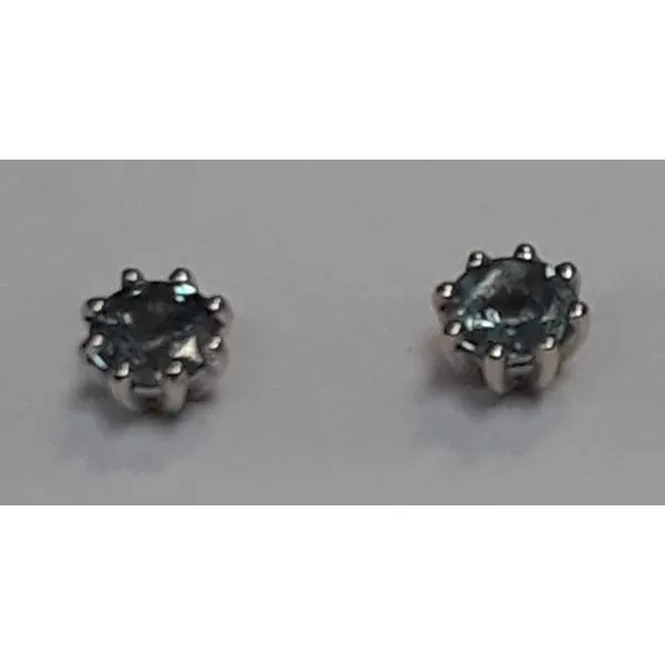 14K White Gold Alexandrite Stud Earrings Chipper's Jewelry Bonney Lake, WA