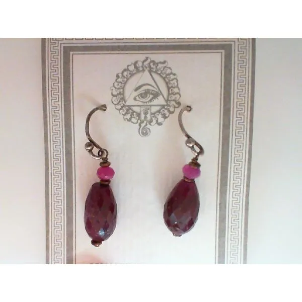 Silver Ruby Earrings Chipper's Jewelry Bonney Lake, WA