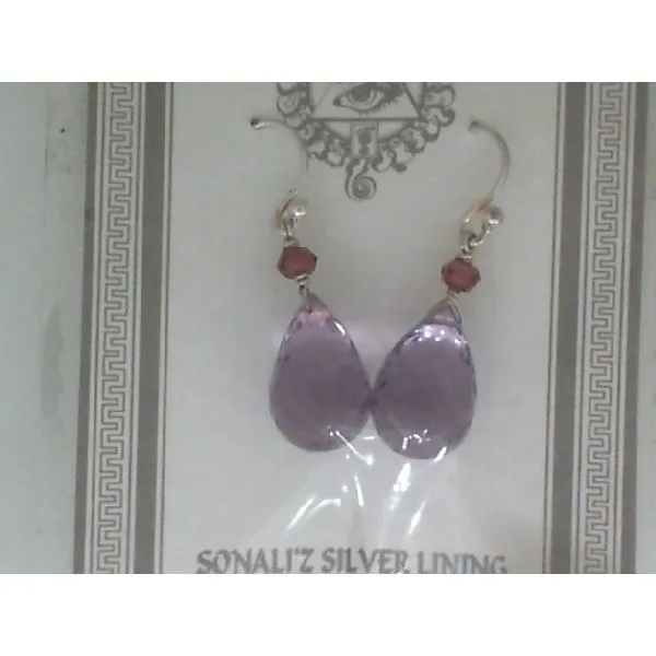 Silver Rose Quartz Earrings Chipper's Jewelry Bonney Lake, WA