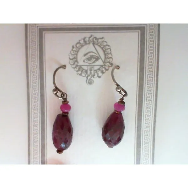 Made in India Silver Ruby Earring Chipper's Jewelry Bonney Lake, WA