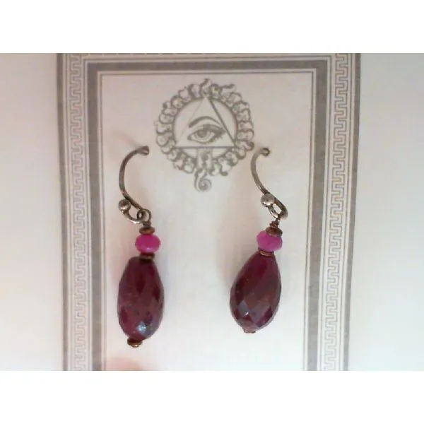 Made in India Silver Ruby Earring Chipper's Jewelry Bonney Lake, WA