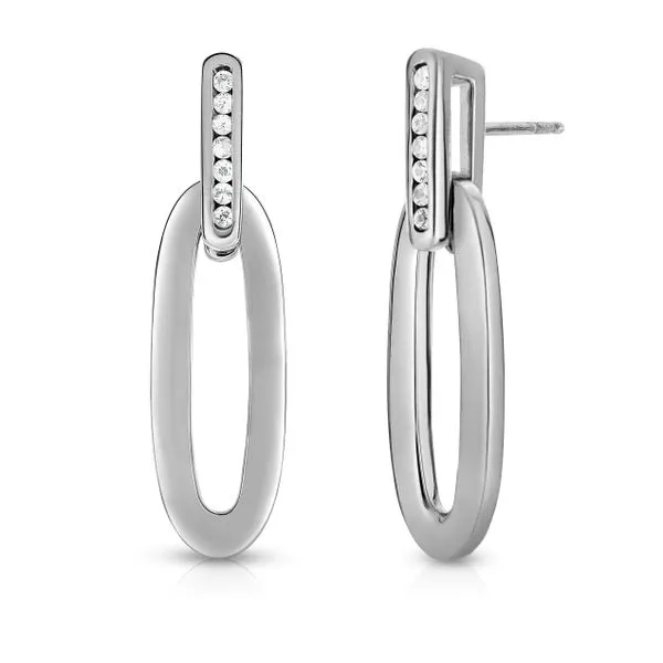 Sterling Silver White Sapphire Earrings Chipper's Jewelry Bonney Lake, WA