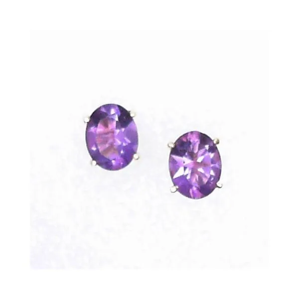 14KY 9x7mm Oval Amethysts Image 2 Chipper's Jewelry Bonney Lake, WA