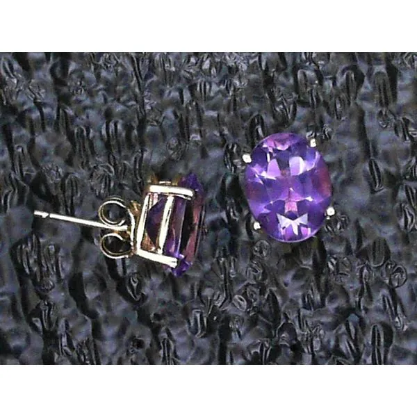 14KY 9x7mm Oval Amethysts Image 3 Chipper's Jewelry Bonney Lake, WA