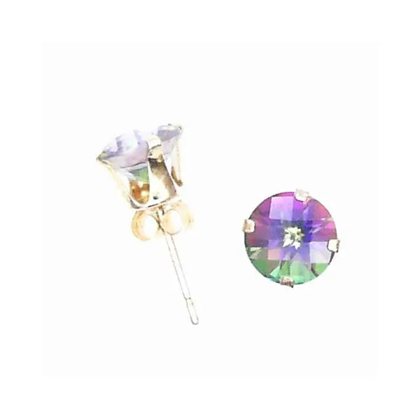 Fire topaz earrings sale