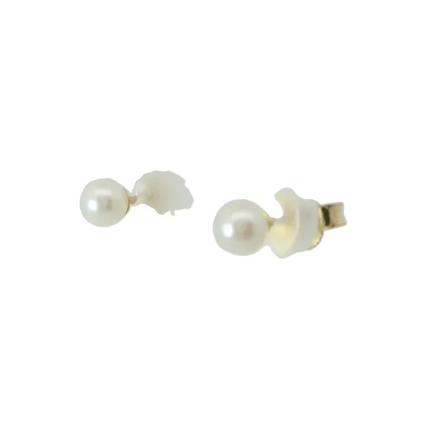 14K Yellow Gold Pearl Stud Earrings Image 3 Chipper's Jewelry Bonney Lake, WA