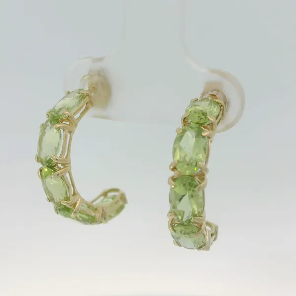 14KY Peridot Earrings Image 4 Chipper's Jewelry Bonney Lake, WA