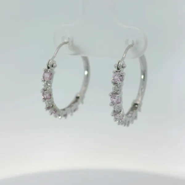 14KW Pink Sapphire/Diamond Earrings Chipper's Jewelry Bonney Lake, WA