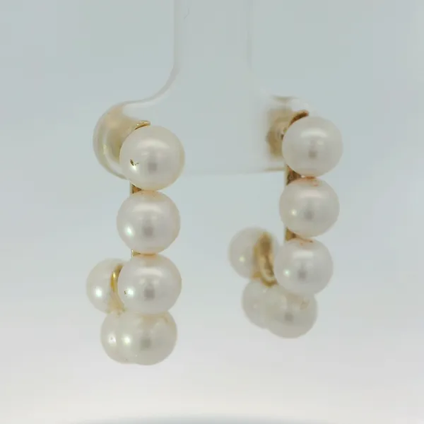 14KY Pearl Earrings Image 3 Chipper's Jewelry Bonney Lake, WA