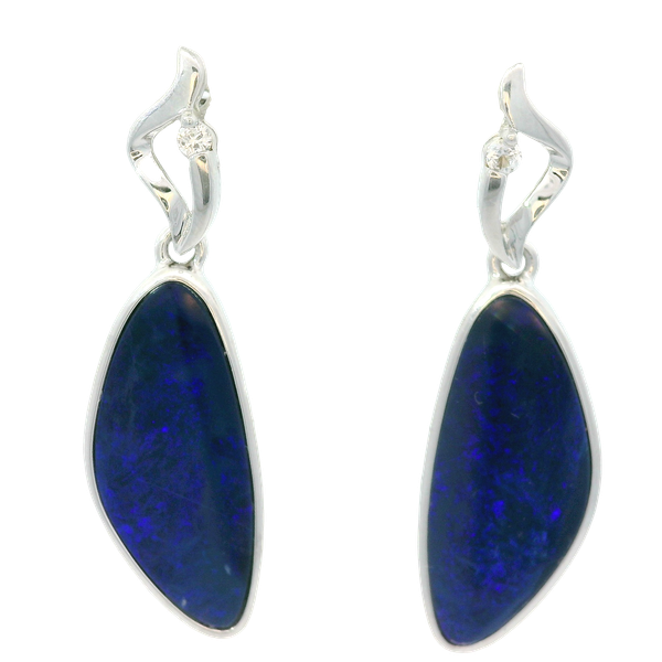 Opal Doublet Sterling Silver Earrings Chipper's Jewelry Bonney Lake, WA