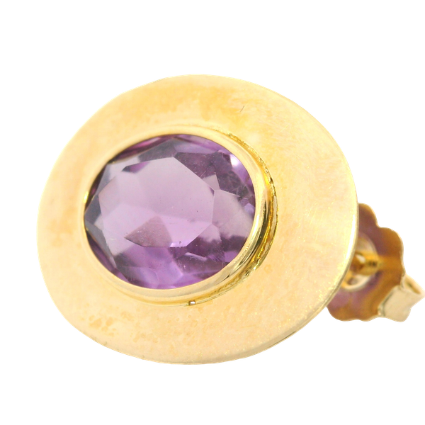 14KY Amethyst Earrings. Approximately 4.50ctw. Earrings 18.50 x 13.90mm. Image 2 Chipper's Jewelry Bonney Lake, WA