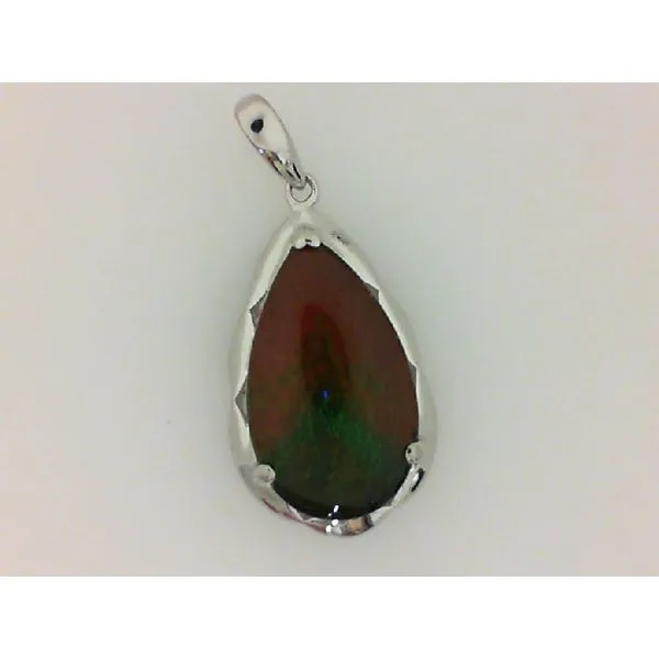 Sterling Silver Ammolite Pendant Chipper's Jewelry Bonney Lake, WA