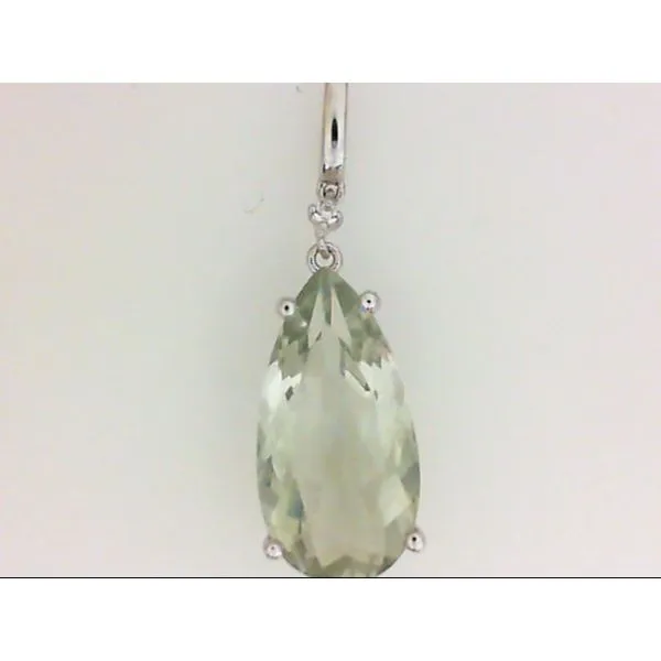 Sterling Silver Prasiolite Pendant Image 2 Chipper's Jewelry Bonney Lake, WA
