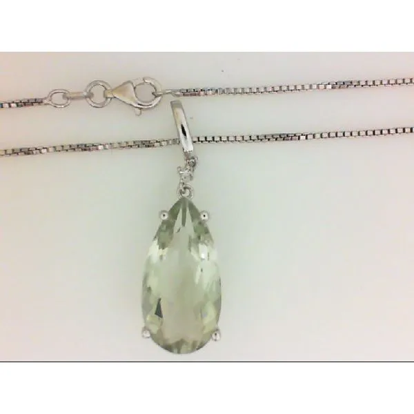 Sterling Silver Prasiolite Pendant Chipper's Jewelry Bonney Lake, WA