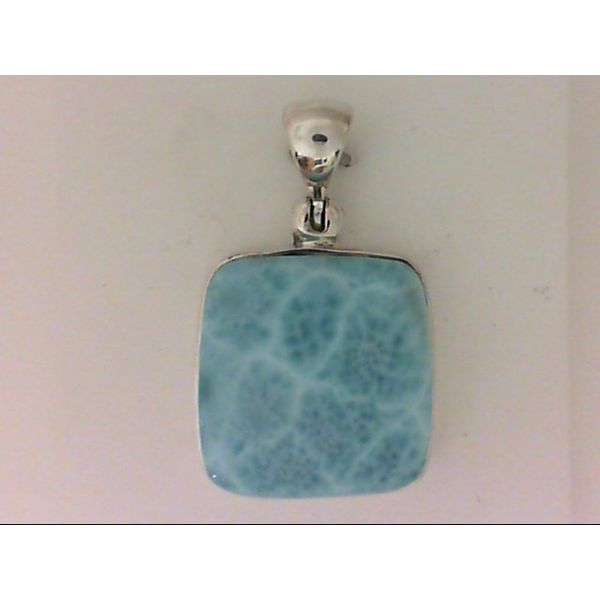 925 Cabochon Larimar Pendant Image 2 Chipper's Jewelry Bonney Lake, WA