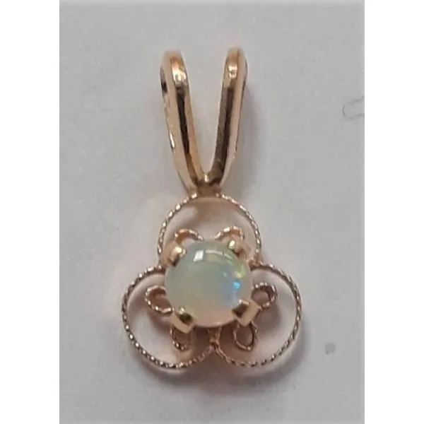 14Kt Yellow Opal Pendant Image 2 Chipper's Jewelry Bonney Lake, WA