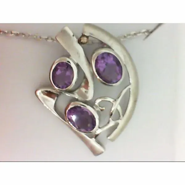 Sterling Silver Amethyst Pendant Chipper's Jewelry Bonney Lake, WA