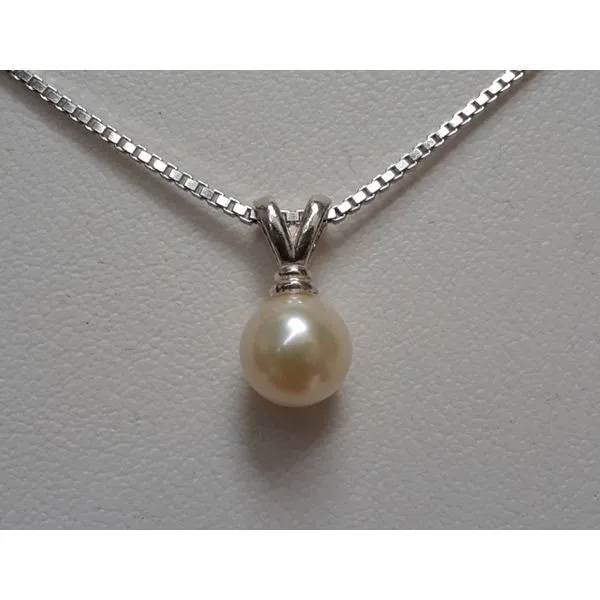 Chinese Freshwater Cultured Pearl Pendant with Silver Bail Chipper's Jewelry Bonney Lake, WA