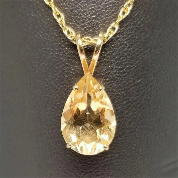 Pear Shaped Scapolite Pendant Chipper's Jewelry Bonney Lake, WA
