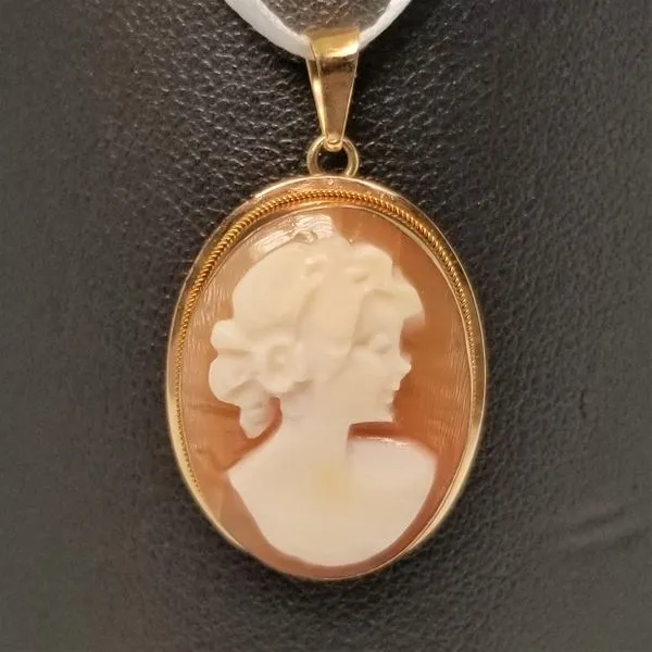 14kt Yellow Gold Cameo Pendant Chipper's Jewelry Bonney Lake, WA