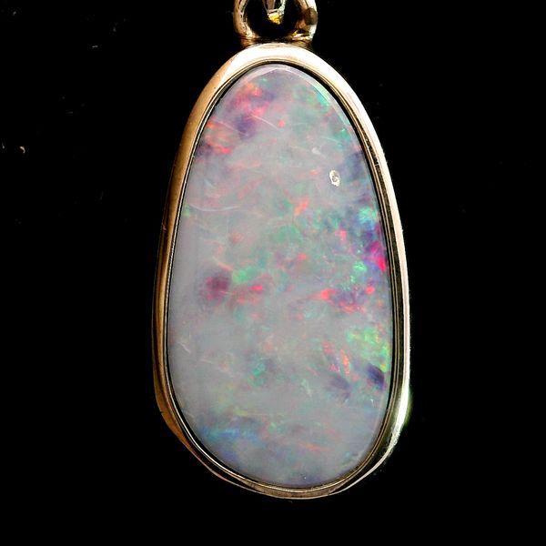 Silver Opal Pendant Image 4 Chipper's Jewelry Bonney Lake, WA